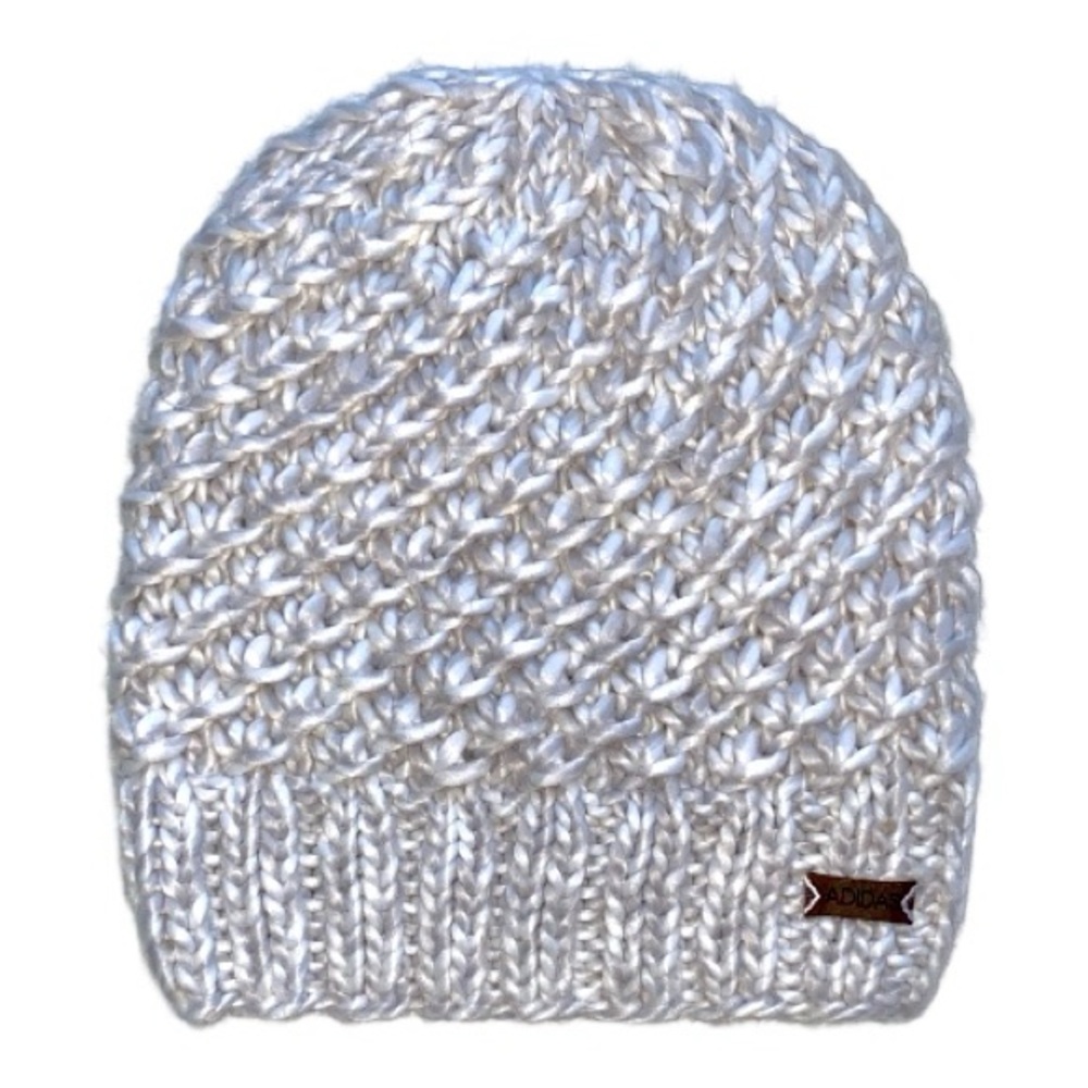 Adidas White Knit Beanie